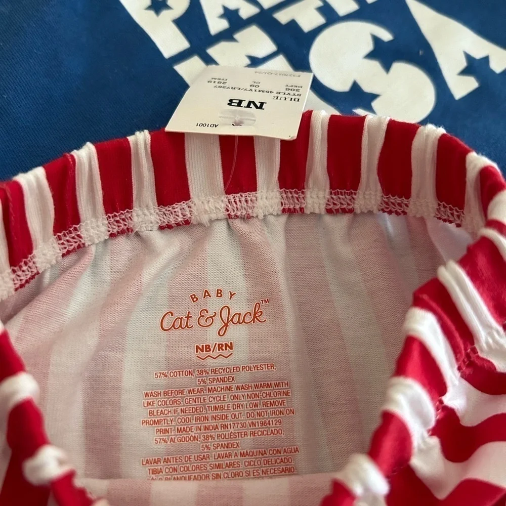 Party in the USA NEWBORN 2-piece Short Set / 4th of July / BRAND NEW WIT…
